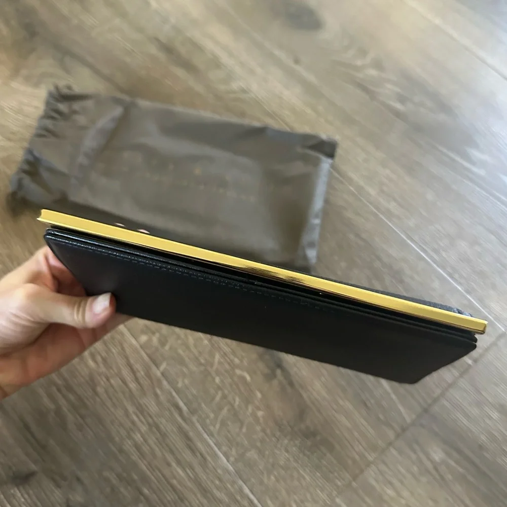 Charles & Keith black and gold wallet- brand new!